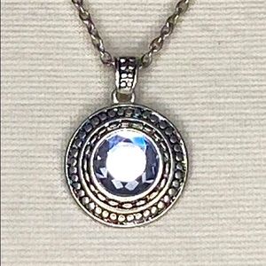 Round Clear‎ Crystal Pendant